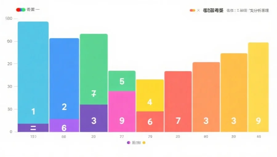 一张展示奇偶数分布的可视化图表，色彩对比分明，适合说明分析原理